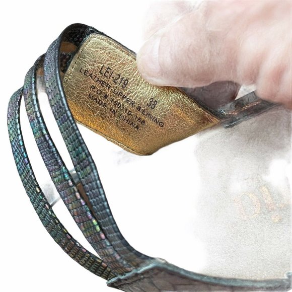 Alegria Sandals Leila Braidy  Rainbow Wedge Heel - Picture 6 of 9